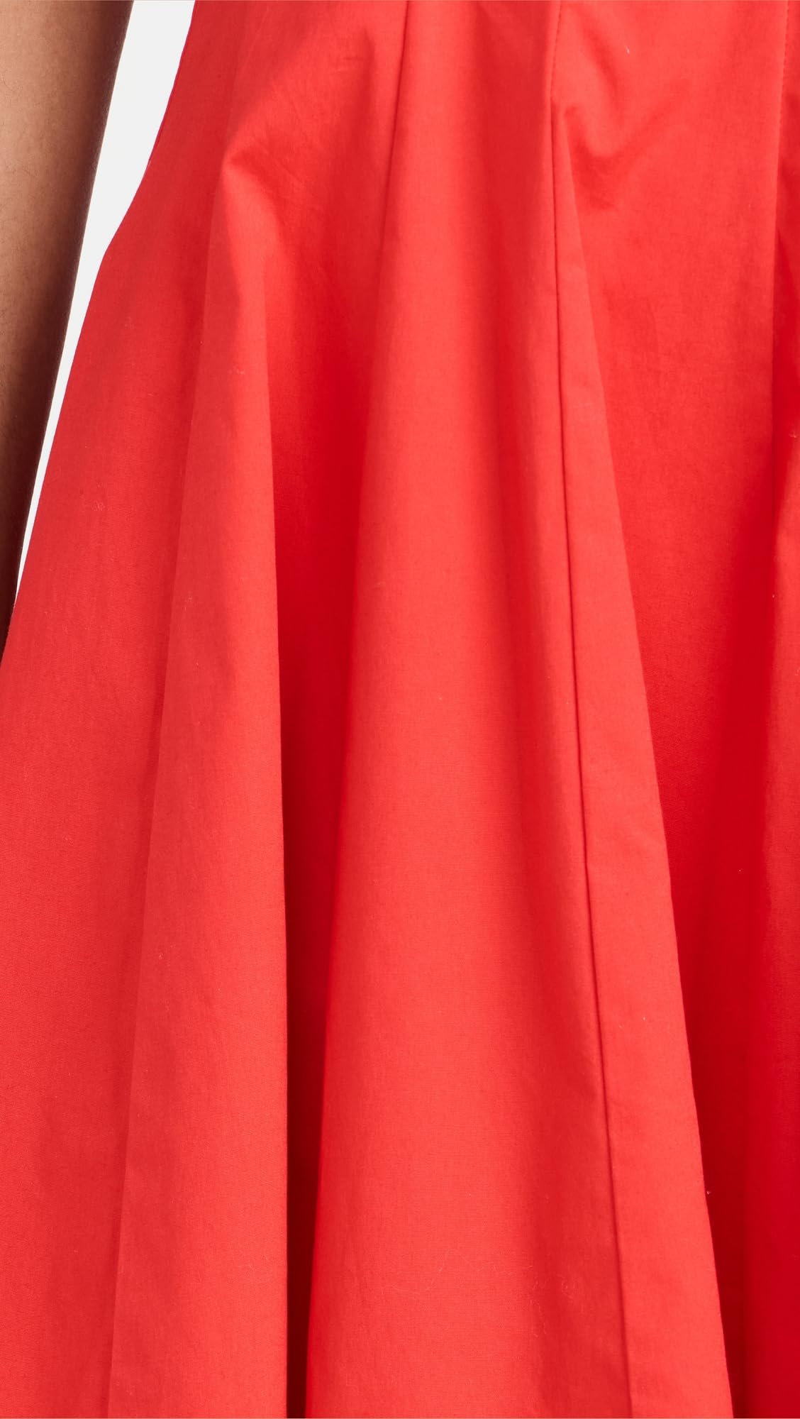 STAUD Women's Mini Wells Dress, Red Rose, 2