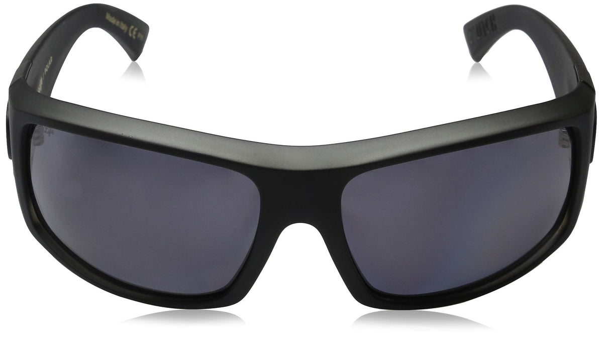 VonZipper Mens Clutch Everyday Sunglasses - Black Satin/Polar Vintage Grey