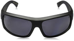 VonZipper Mens Clutch Everyday Sunglasses - Black Satin/Polar Vintage Grey