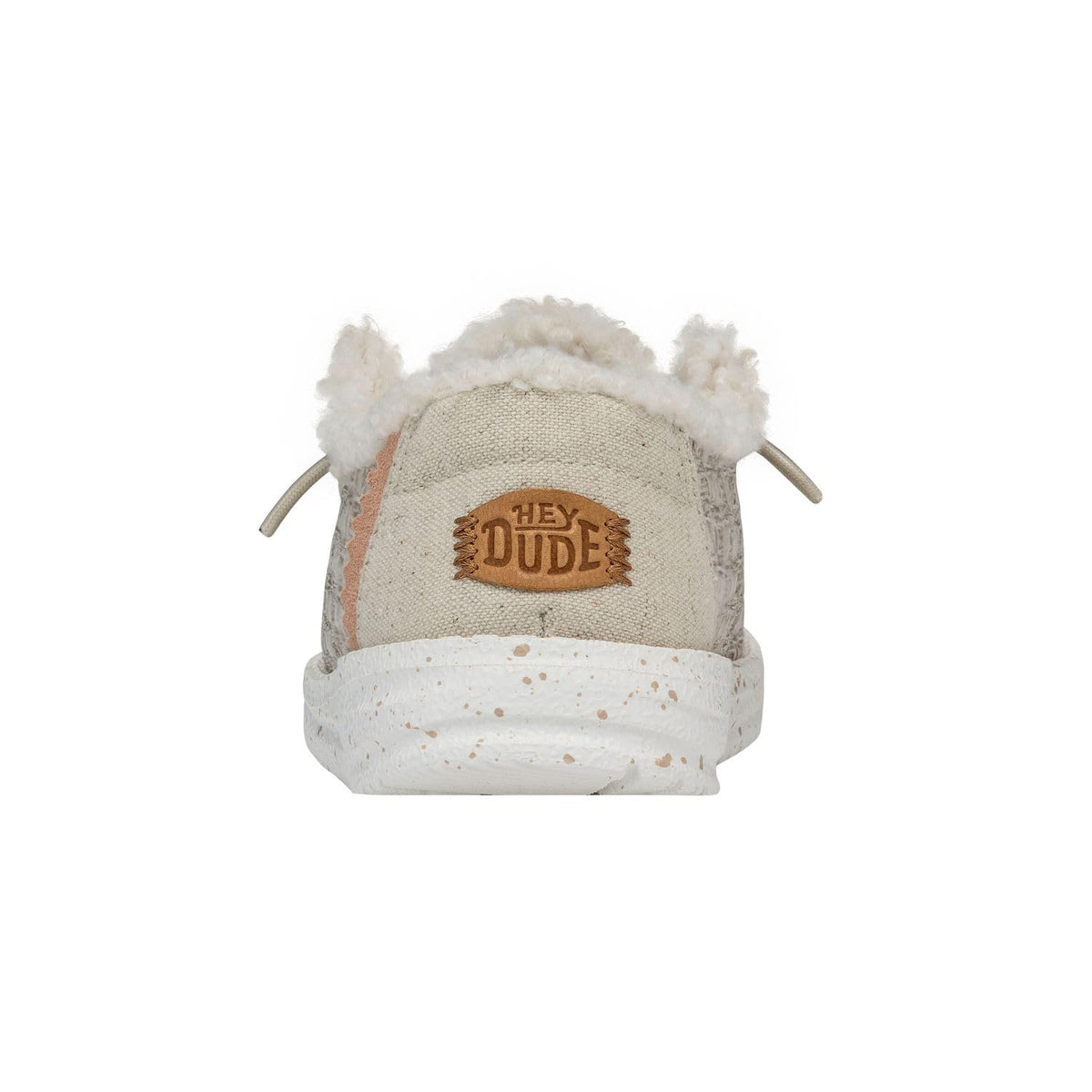 Hey Dude Wendy Youth Warmth Natural Size 3 | Kids Shoes | Kids Slip-on Loafers | Comfortable & Light-Weight