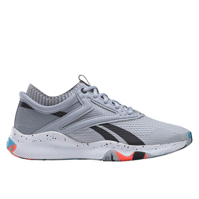 Reebok womens Hiit Cross Trainer, Cold Grey/Orange Flare/Radiant Aqua, 5.5 US