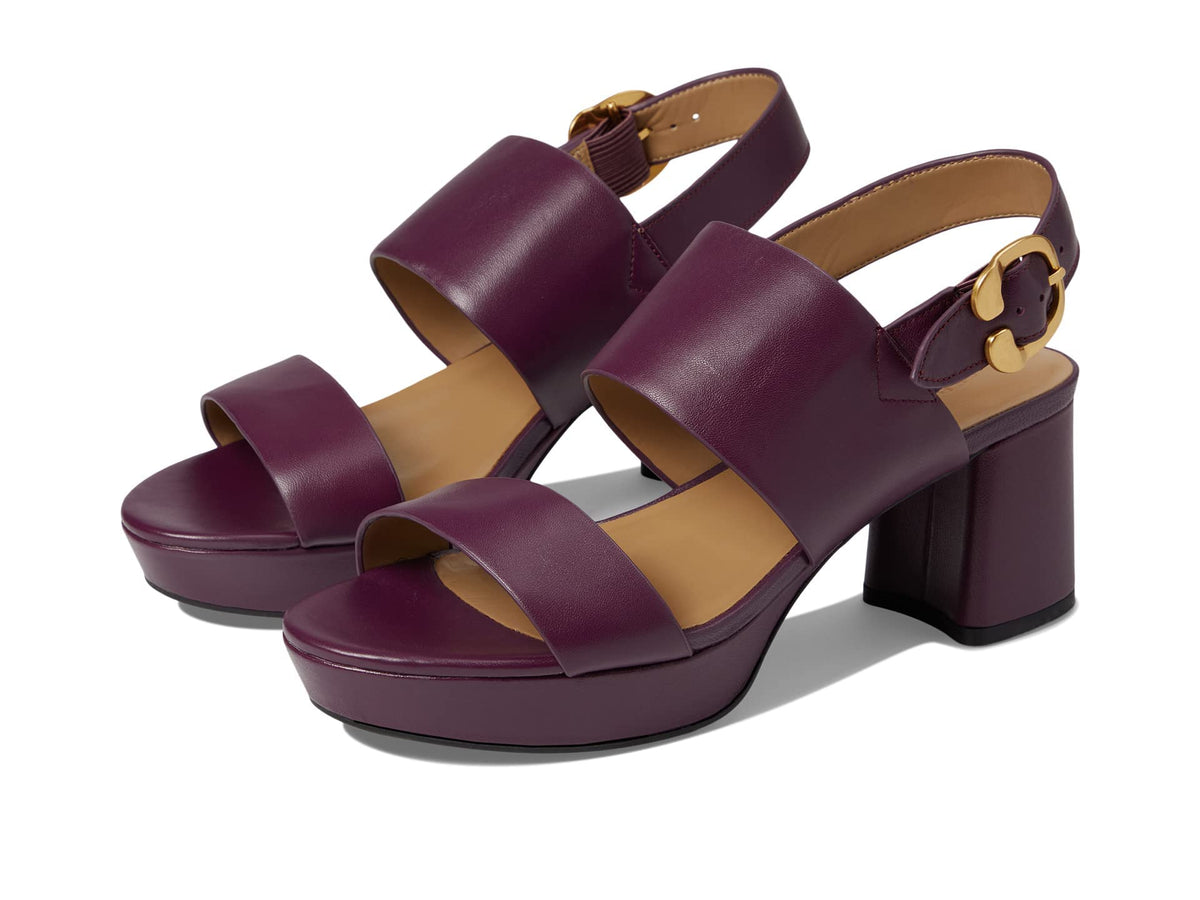 Aerosoles Camera Purple Leather 9 B (M)