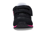 Saucony Baby Jazz Hook & Loop Sneaker, Black/Pink, 8.5 US Unisex Little Kid