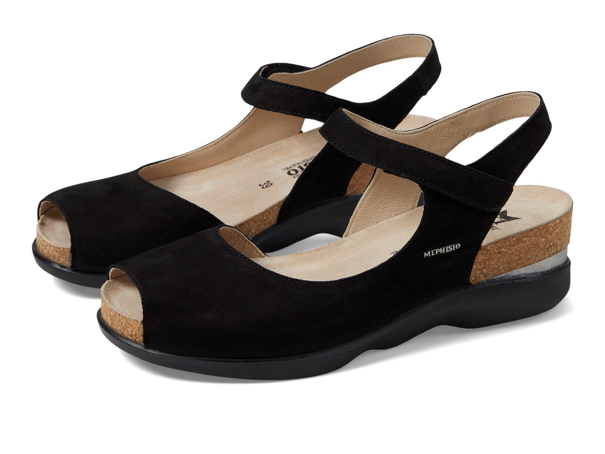 Black Orphea Sandal by MEPHISTO