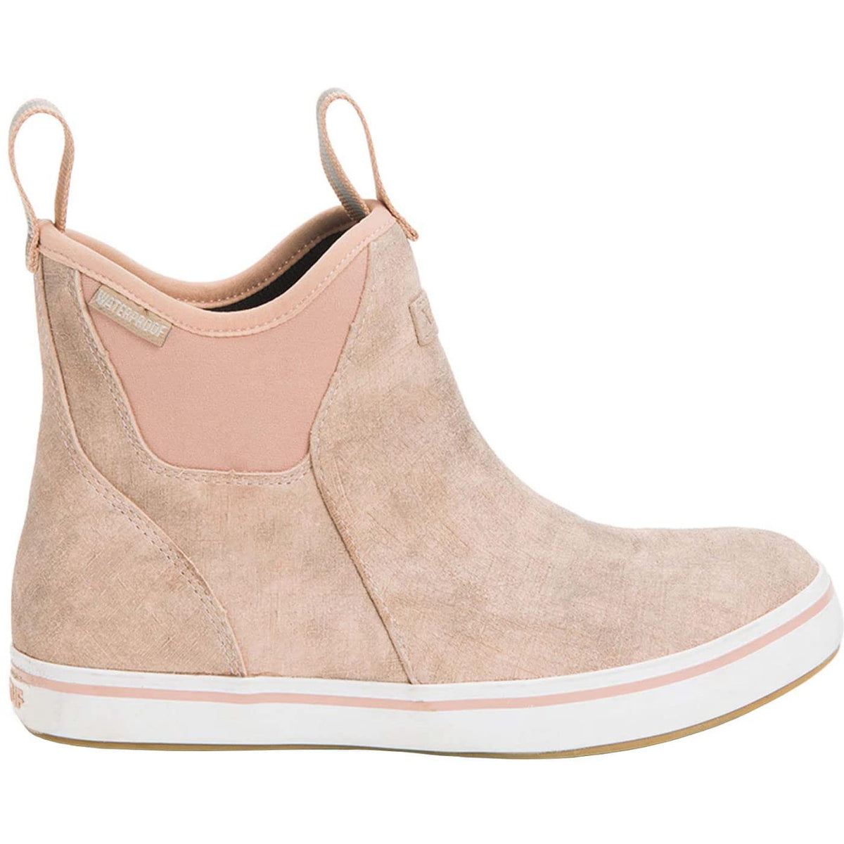 Xtratuf Women's 6 Inch Leather Ankle Deck Boot Pink- Late Add: Pa-wave Wash-café Cream 6.5