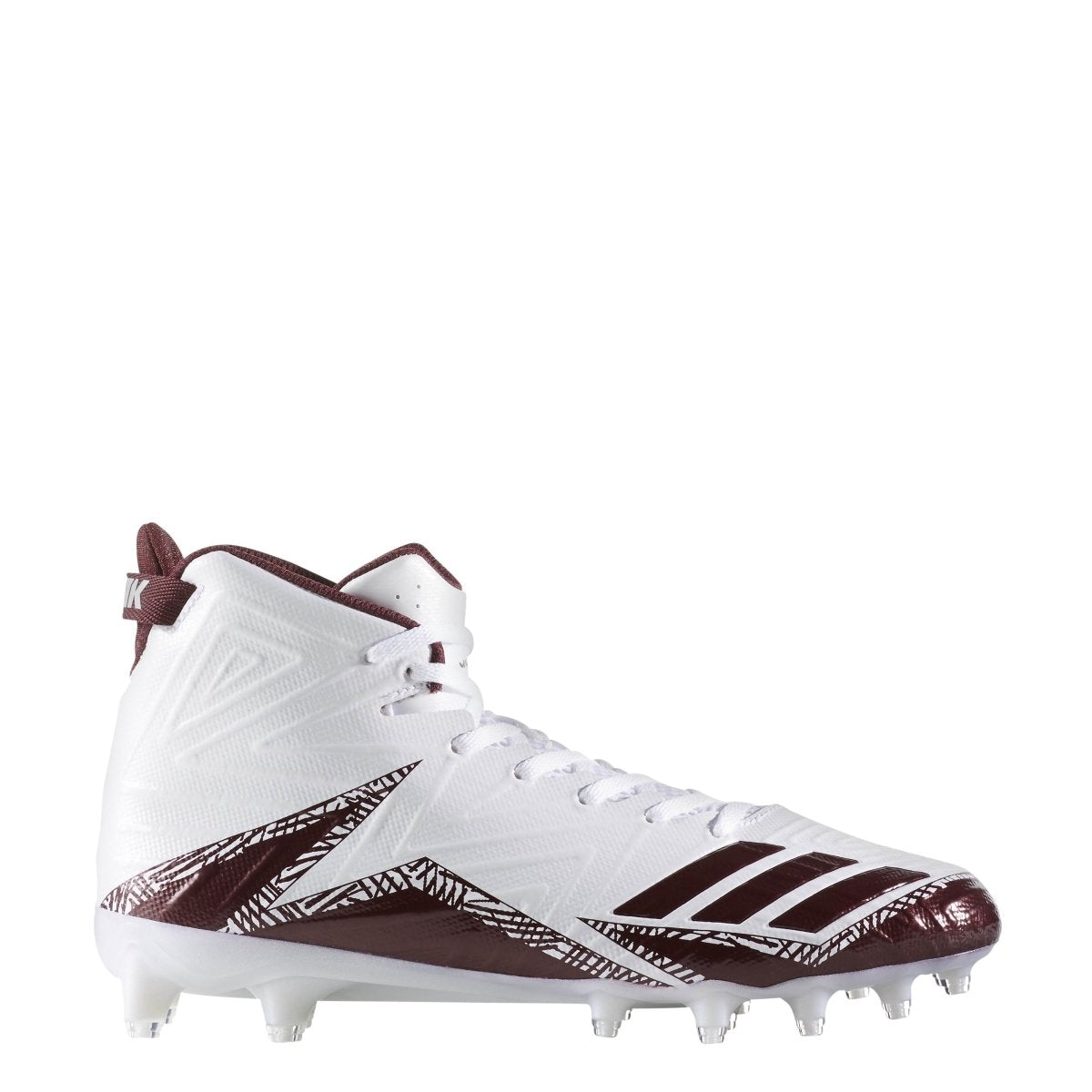adidas New Other Mens Freak X Carbon Mid 10.5 Football Cleats Maroon/White