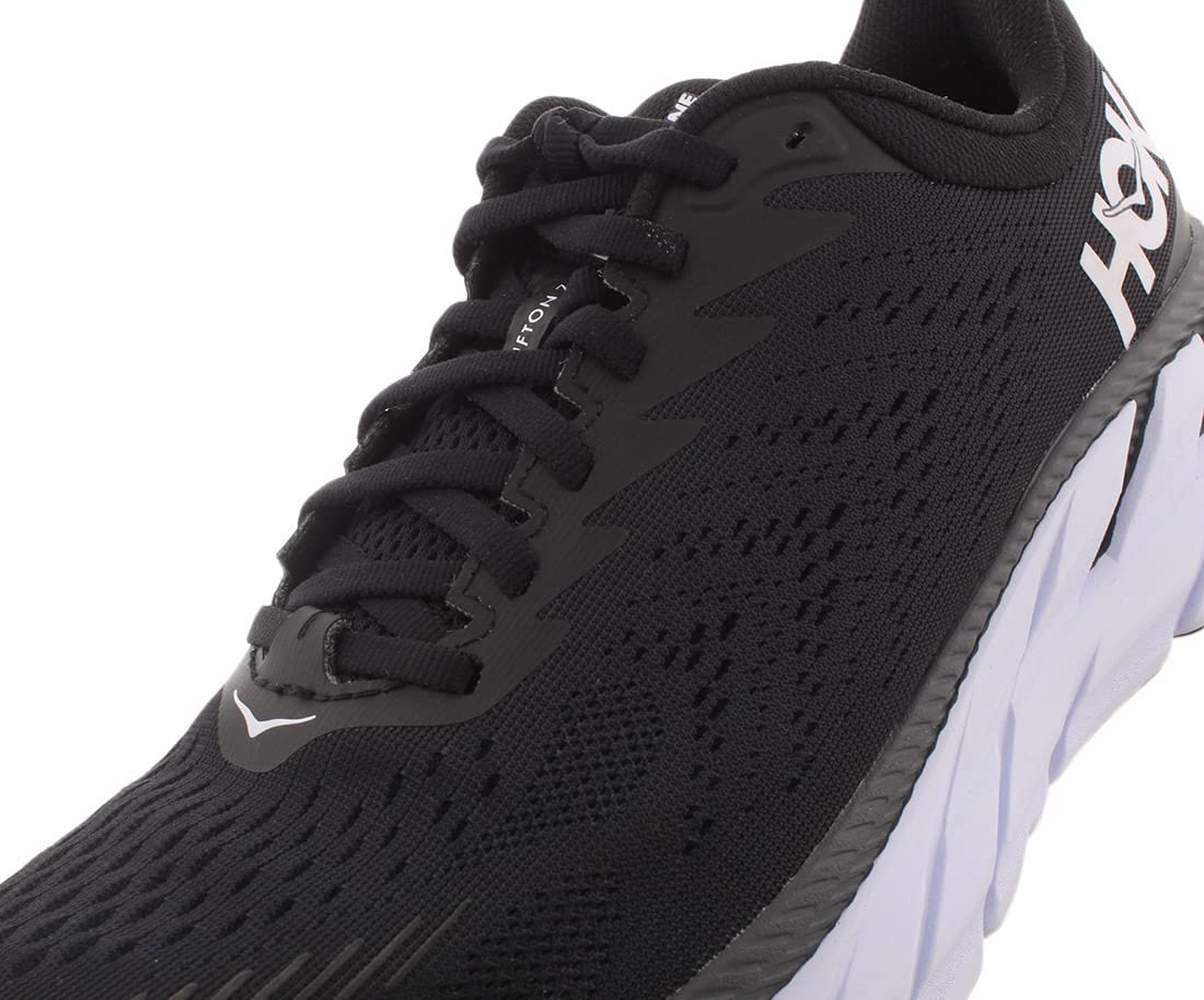 Hoka Clifton 7 Black/White 10 D - Wide