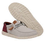 HEYDUDE Wally Funk Baja Cream Size 12 | Men's Shoes | Men's Slip On Loafers | Comfortable & Light Weight