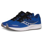 Saucony Guide 16 Sneaker, Blue/Black, 5 US Unisex Big Kid