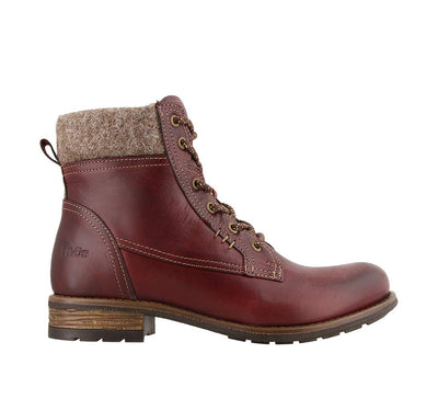 Taos Footwear Women's Cutie Deep Red Boot 11-11.5 M US