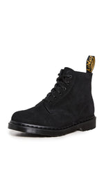 Dr. Martens Men's 101 Mono Boots, Black E.H Suede Mb, 8 Medium US