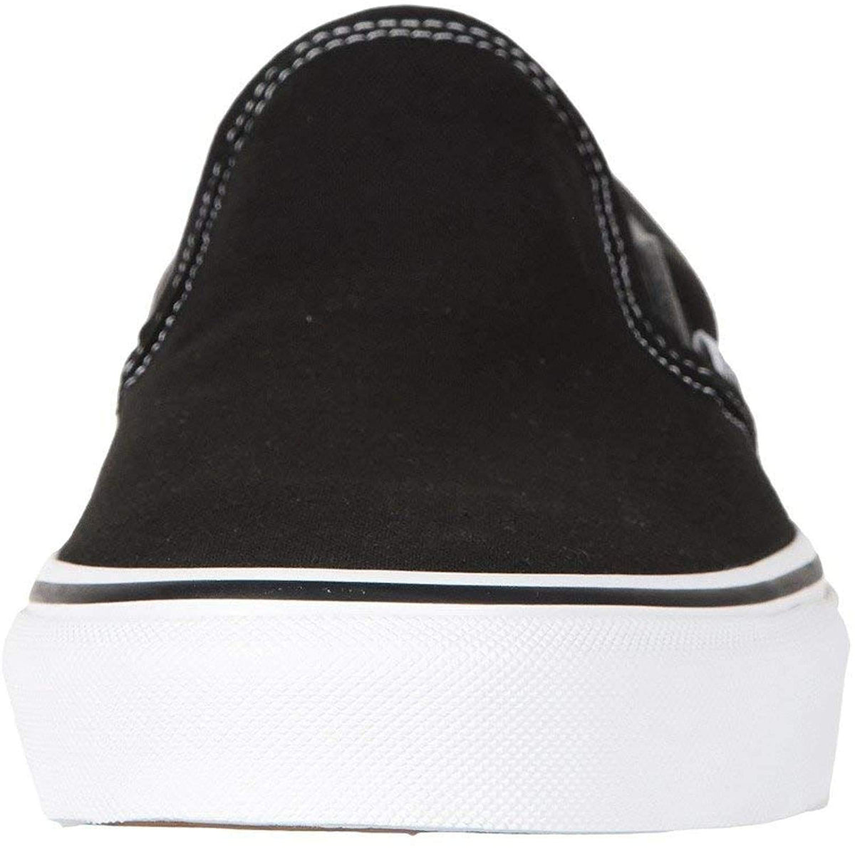 Vans Unisex Low-Top, Black White, 7.5 Narrow US Men