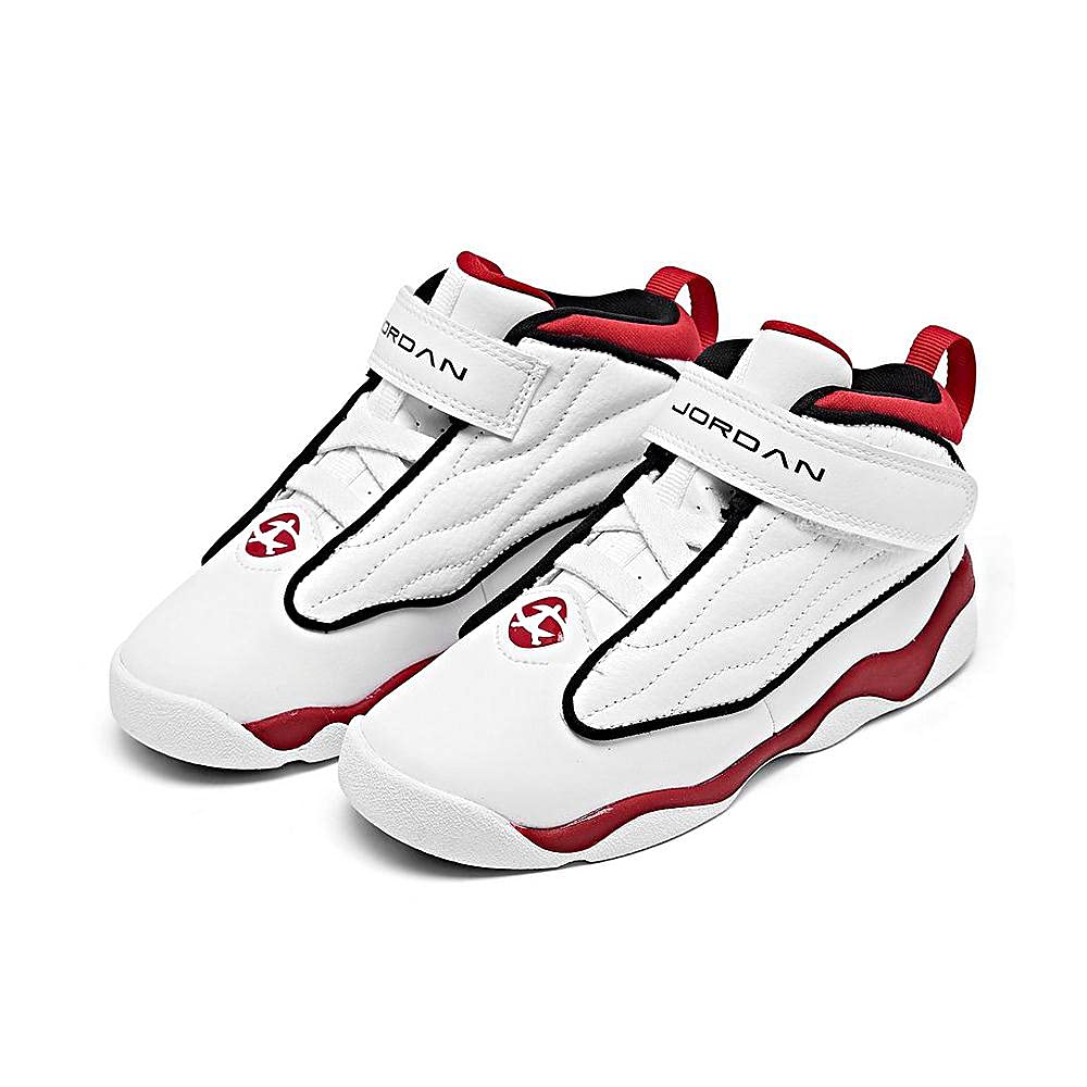 Jordan Pro Strong (Infant/Toddler) White/Black/Gym Red 9 Toddler M