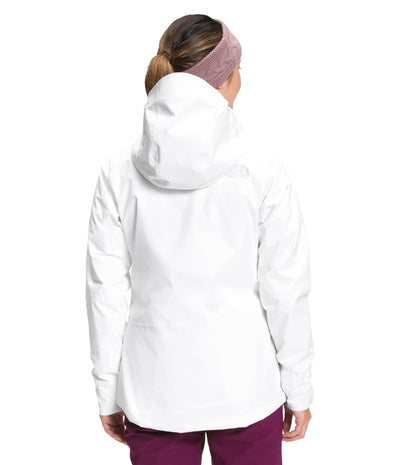 THE NORTH FACE Women's Clementine Triclimate Insulated Ski Jacket, TNF White, Large