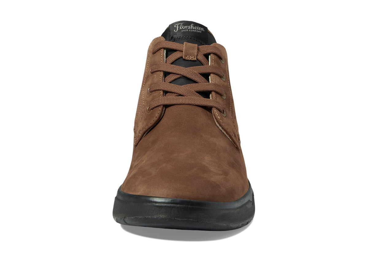 Florsheim Heist Plain Toe Chukka Boot Mocha Nubuck 11 M (D)