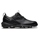 FootJoy Men's Tour Alpha Previous Season Style Golf Shoe, Black/Charcoal/Red, 9 Wide