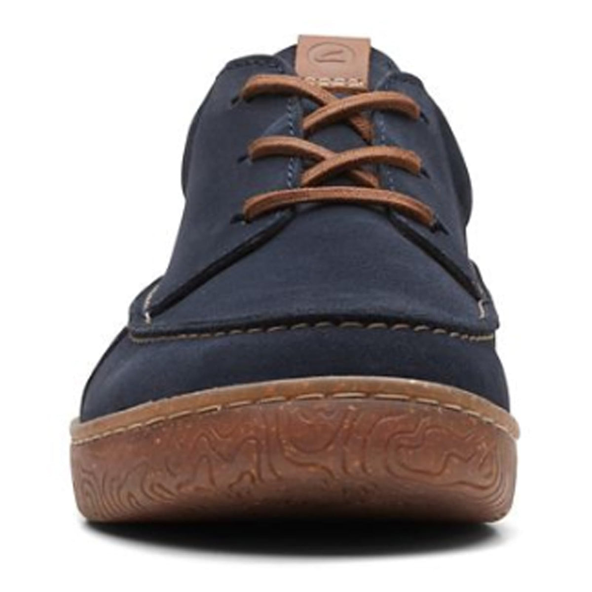 Clarks Men's Hodson Moc Oxford, Navy Suede, 9