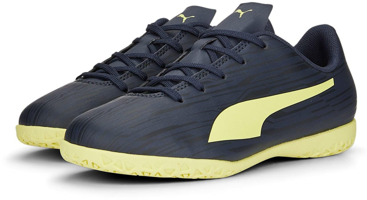 PUMA Rapido III IT Soccer (Little Kid/Big Kid) Parisian Night/Fresh Yellow/Ebony 3.5 Little Kid M