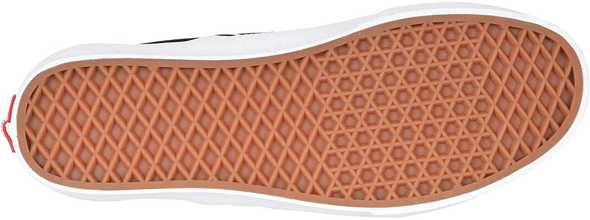 Vans Unisex Low-Top, Black White, 7.5 Narrow US Men