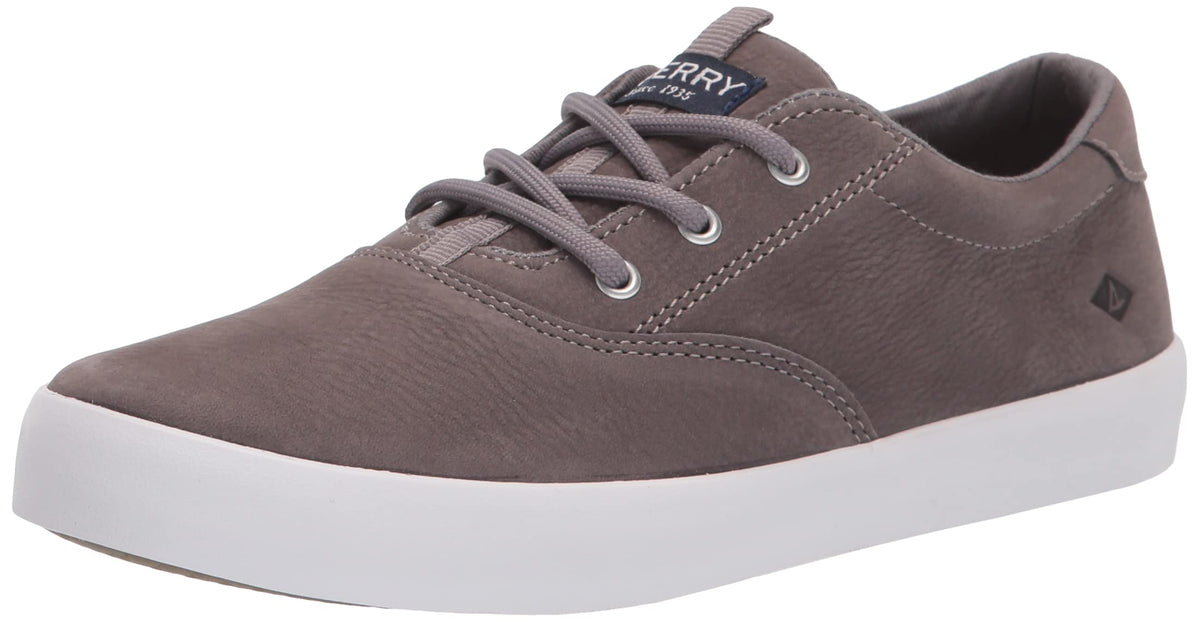 Sperry unisex child Spinnaker Washable Sneaker, Grey, 5 Big Kid US
