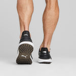 PUMA Golf Men's Ignite Elevate Golf Shoe, Puma Black-Puma Silver, 14