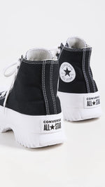 Converse Chuck Taylor All Star Lugged 2.0 Unisex, Black/Egret/White, 6.5 US Women/4.5 US Men