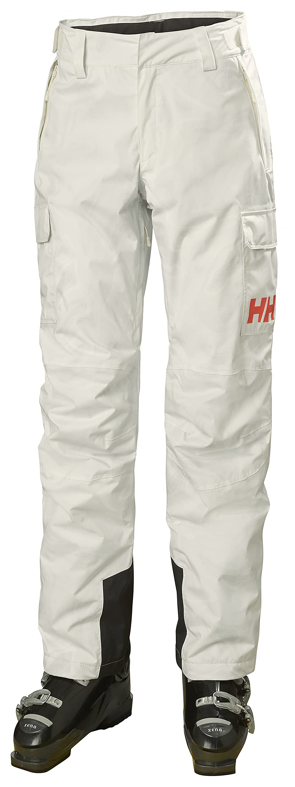 Helly-Hansen Womens Switch Cargo Insulated Waterproof Ski Pant, 048 Snow, Large
