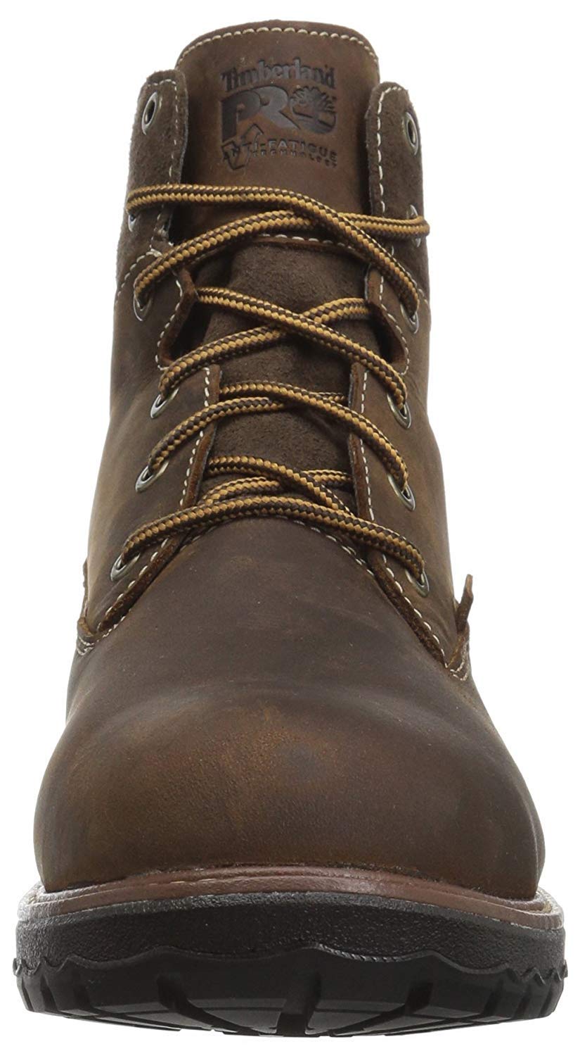 Timberland PRO Women's Hightower 6" Alloy Toe Waterproof Industrial & Construction Shoe, Kaffe, 9.5