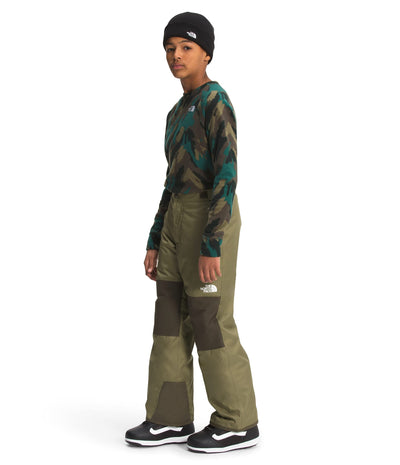 THE NORTH FACE Boys' Freedom Insulated Pant, Burnt Olive Green, X-Large