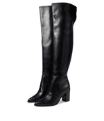 Schutz Women's Mikki Block Over-The-Knee Ankle Boot, Black, 7.5