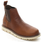 DEWALT Flex Albany 6" Men's Leather, Soft Toe, Non-Metallic, Water Resistant, Chelsea Work Boot, Nature, 13 Wide