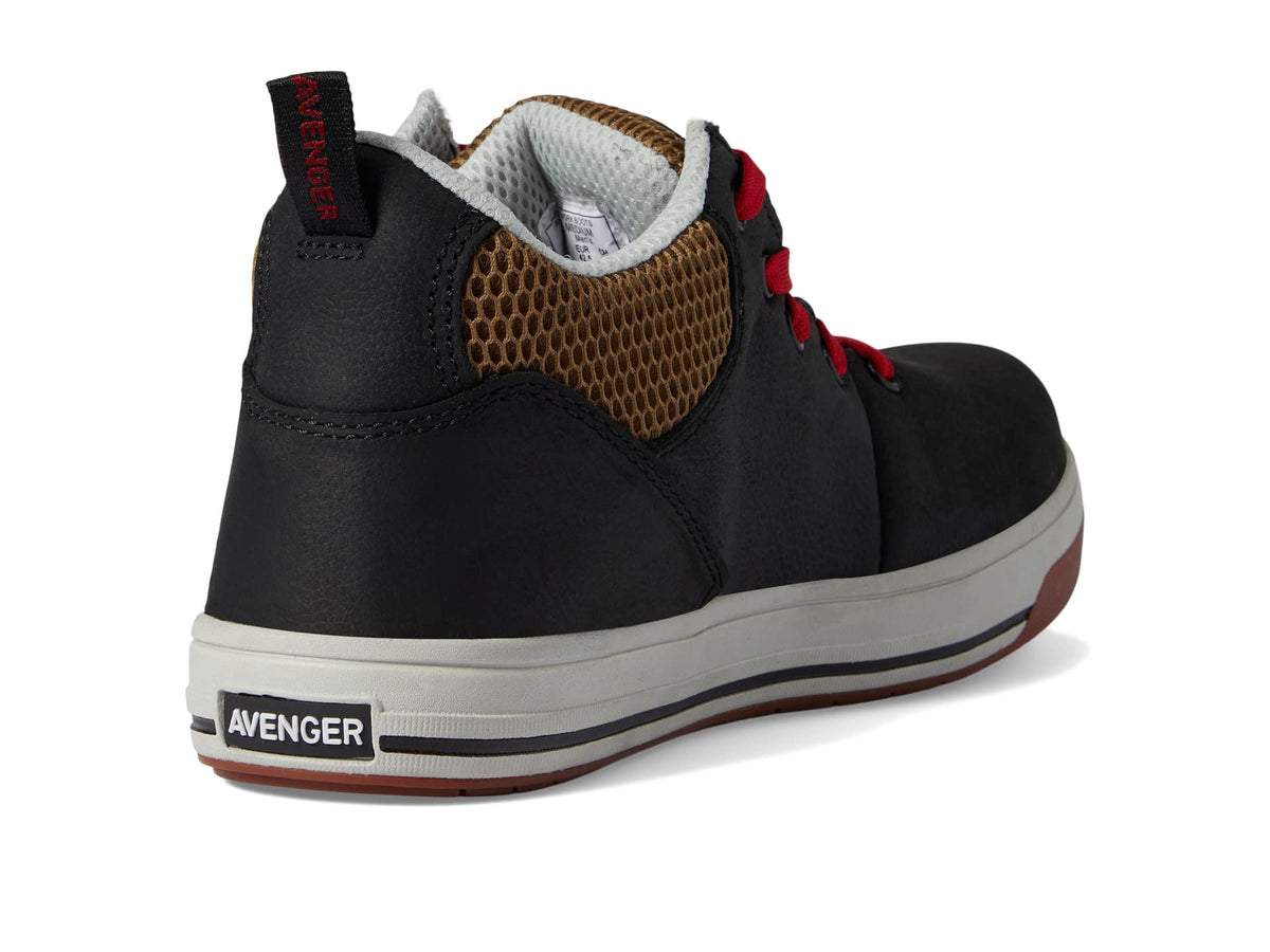 Avenger Work Boots Swarm Mid Black/Tan 11 EE - Wide