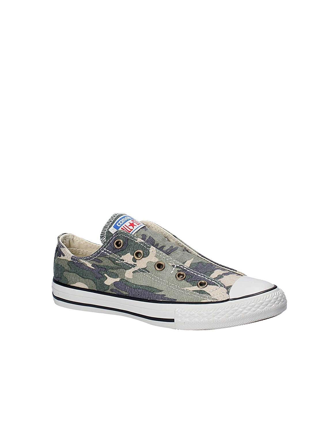 Converse Junior CTAS Chuck Taylor All Star Slip Camo (2 M US Little Kid)