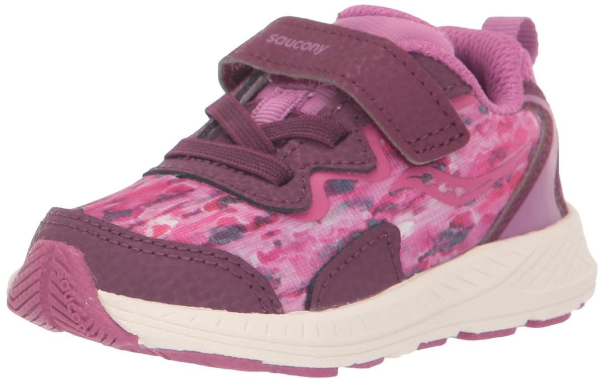 Saucony Flash Alternative Closure 3.0 Jr Sneaker, Berry, 9 US Unisex Little Kid