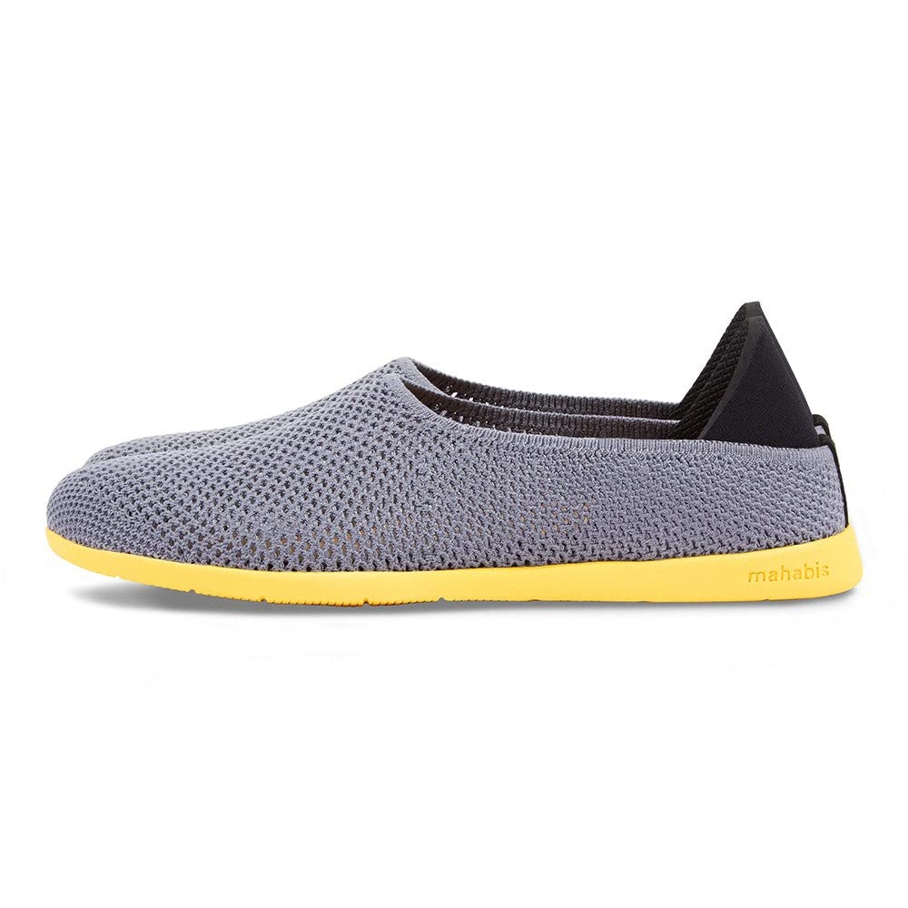 mahabis Breathe Larvik Light Grey/Skane Yellow EU 38 (US Women's 7.5) Medium
