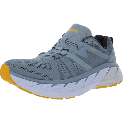 HOKA ONE ONE Mens Gaviota 2 Fitness Lace Up Running Shoes Gray 10.5 Medium (D)