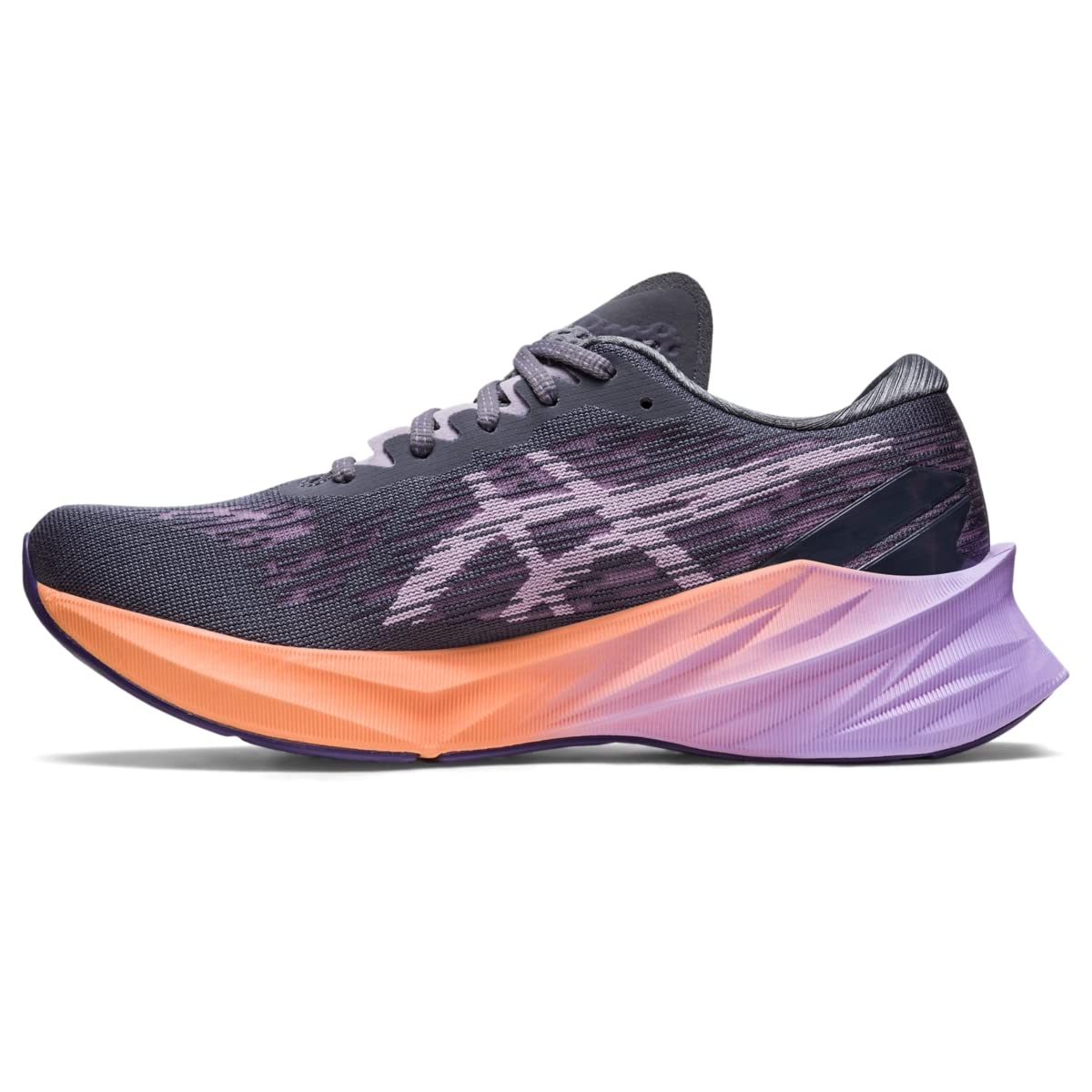 ASICS Women's NOVABLAST 3 Running Shoes, 11.5, Metropolis/Dusk Violet