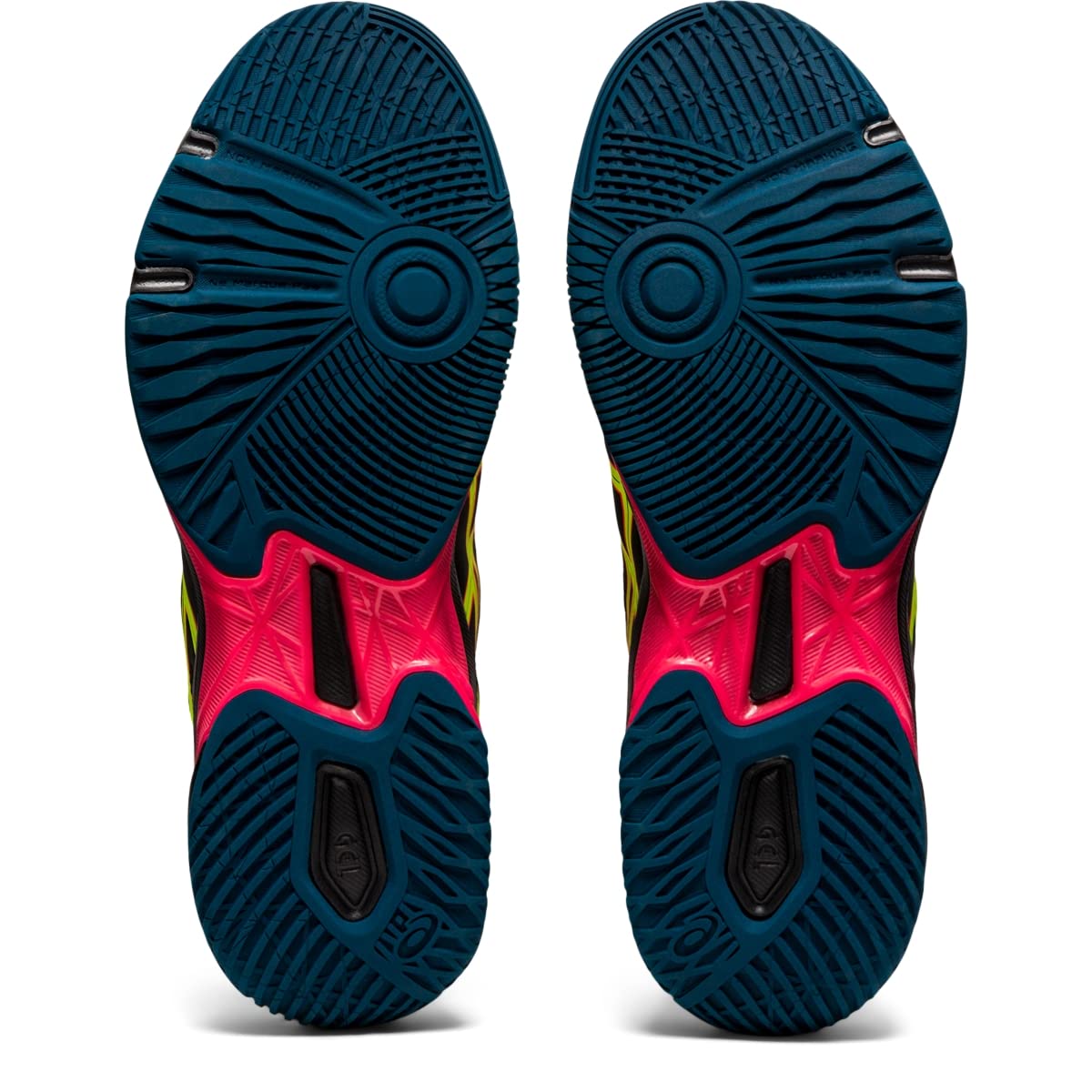 ASICS Men's Gel-Rocket 10 Court Shoes, 12, Black/Safety Yellow