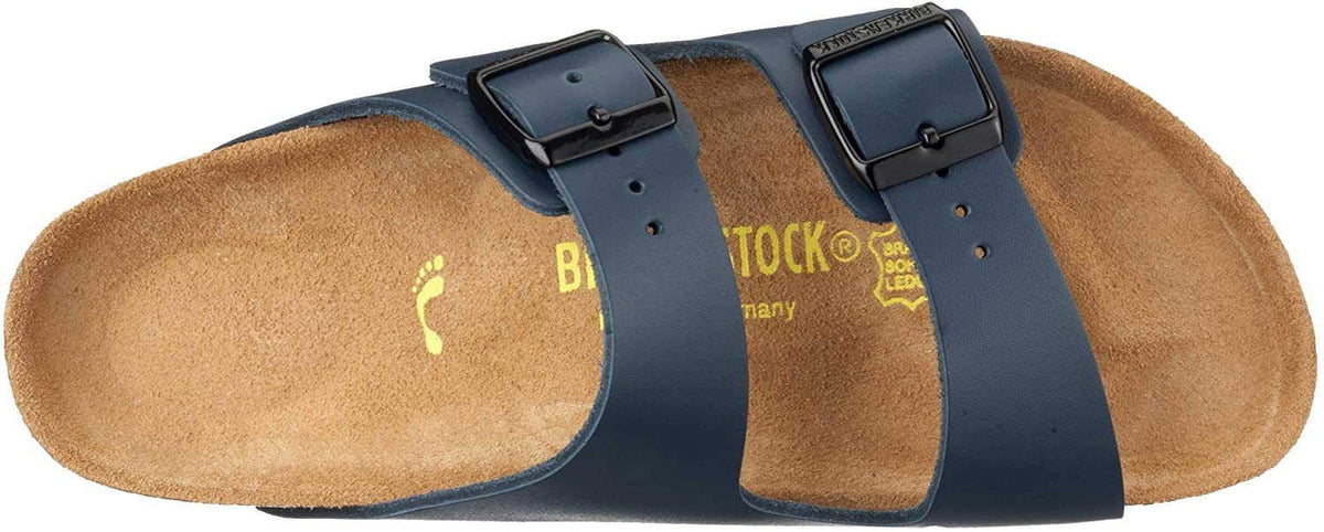 Birkenstock Unisex-Adult Arizona Soft Footbed FLIP Flops, Blue, 13 AU