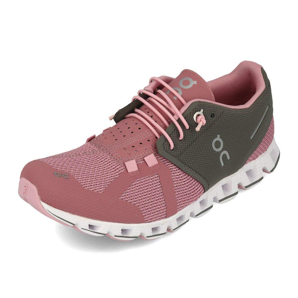 On Running Womens Cloud Road Shoes Charcoal/Rose SZ 5.5