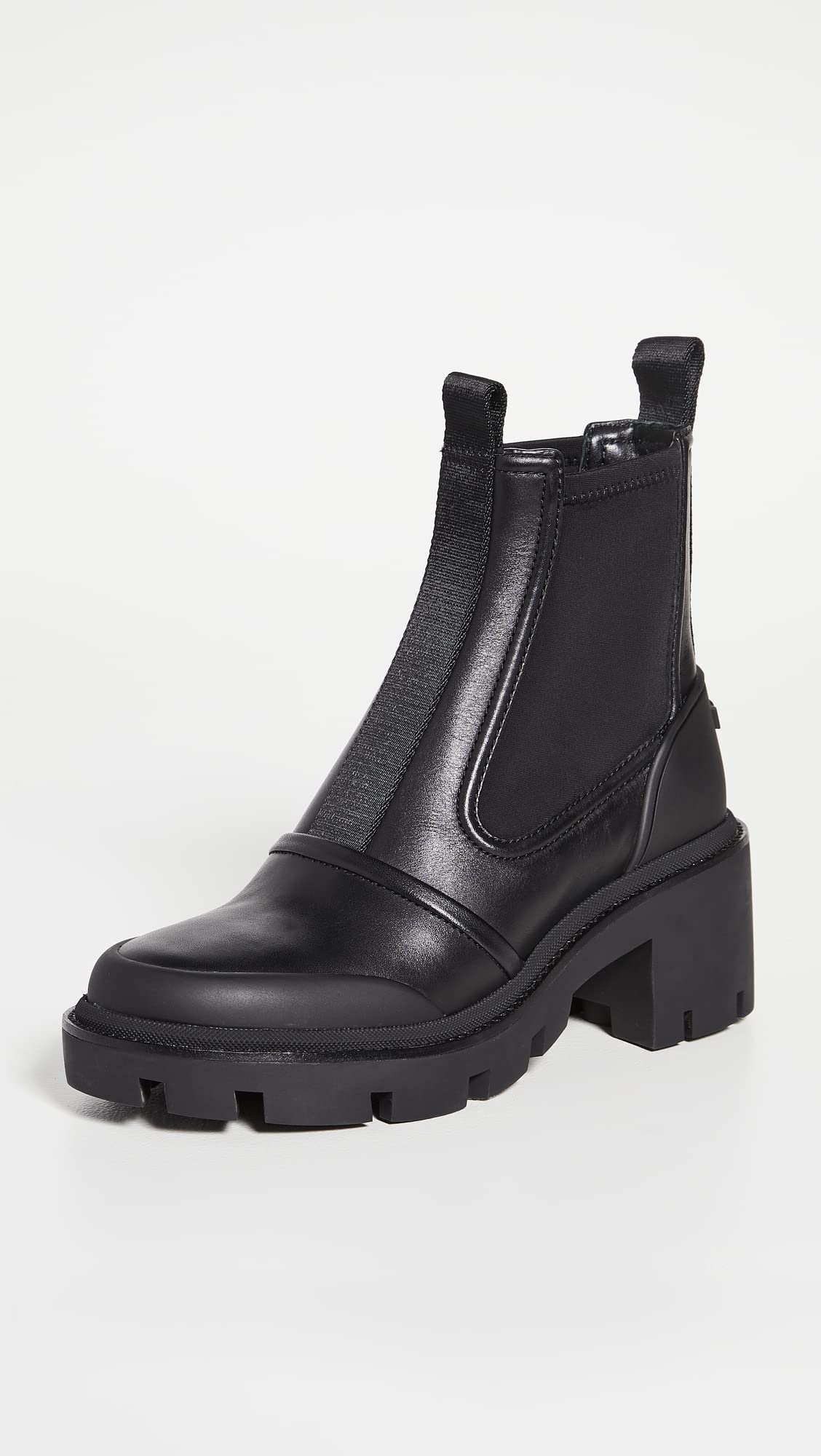 Tory Burch Women's Chelsea Lug Ankle Boots, Perfect Black/Perfect Black, 9 Medium US