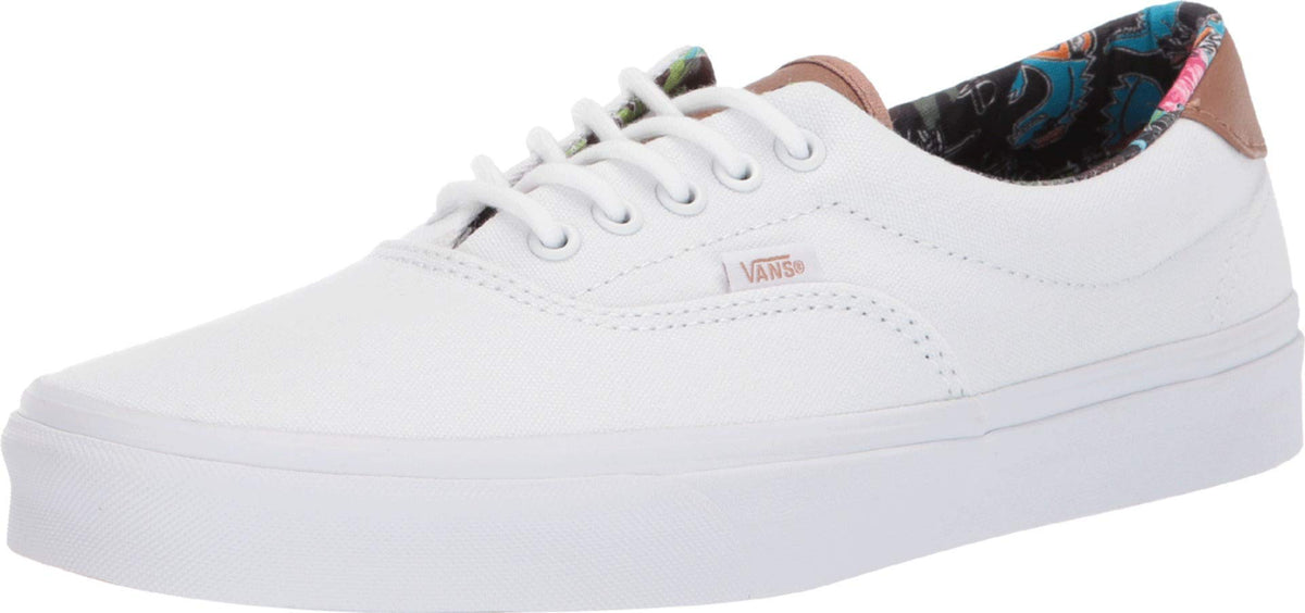 Vans Womens Era 59 Leather Skate Shoes White 9 Medium (B,M)