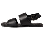 Coach Leather Two Strap Sandal Black 10 D (M)