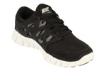Nike Women's Free Run 2 shoe, Black/White/Dark Grey, 7.5