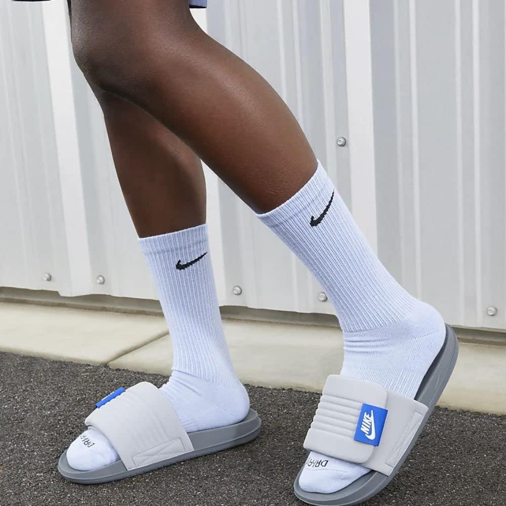 Nike MENS OFFCOURT ADJUST SLIDE, WOLF GREY/SUMMIT WHITE-GAME RO, 7 UK (7.5 US)