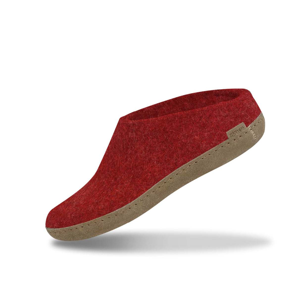 GLERUPS Slip On Slippers Women and Men with Rubber Sole | Unisex Slip-on Wool Slipper Shoes Women Men | Comfy Outdoor Indoor Slippers | Cozy Gents and Ladies Slippers