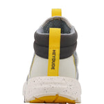 HEYDUDE Men's Sirocco M Mid Trail Heather Grey/Yellow Size 15 | Men's Shoes | Men Slip-on Sneakers | Comfortable & Light-Weight