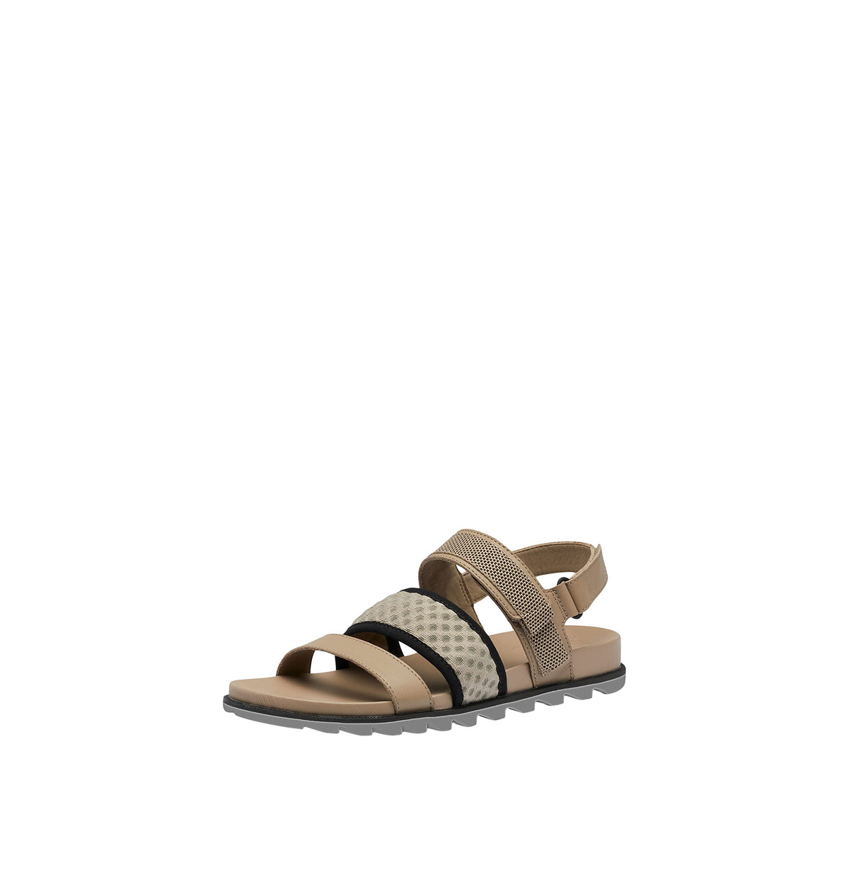Sorel Women's Roaming Decon Slingback Sandals - Omega Taupe, Black - Size 5
