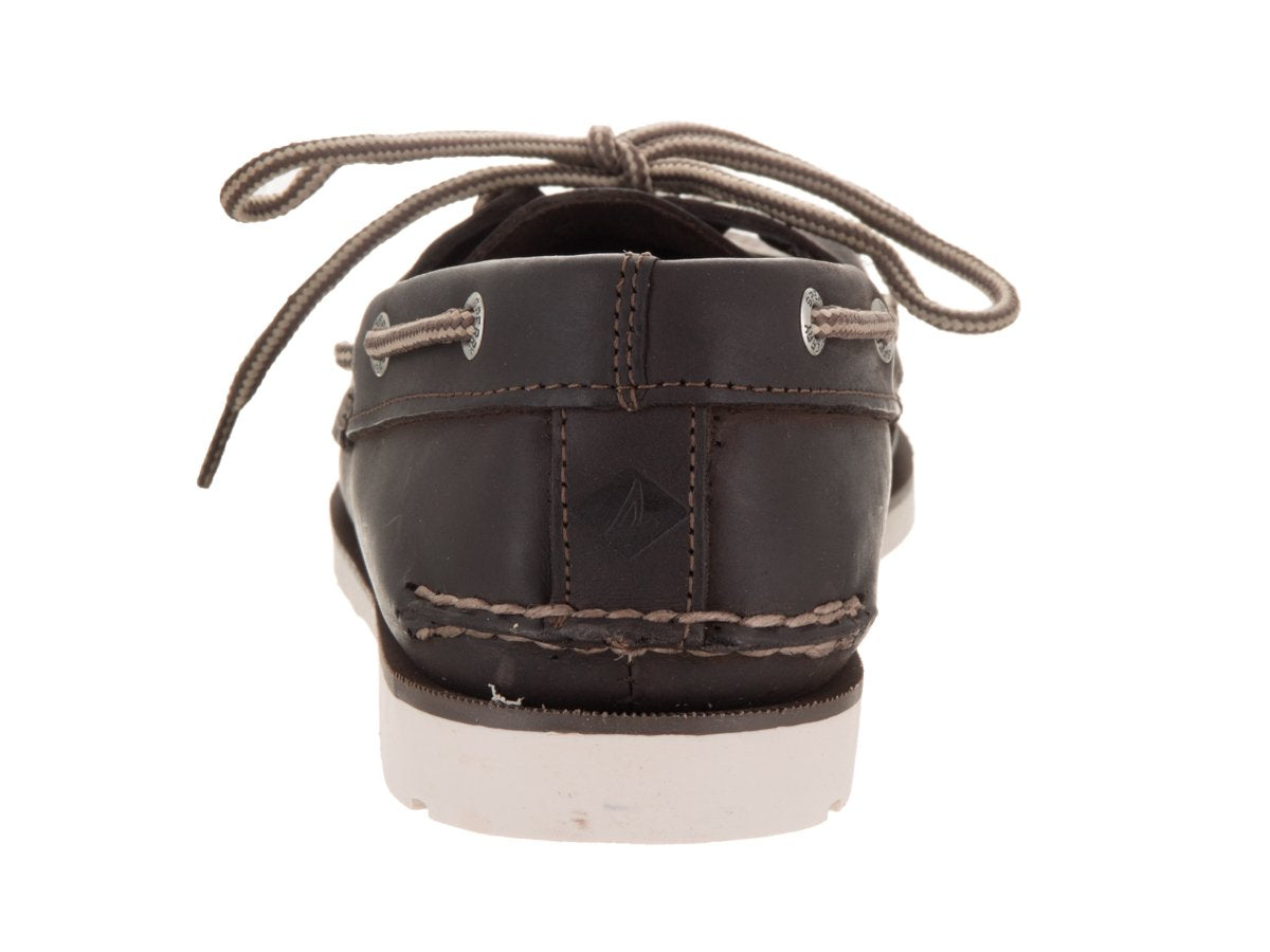 Sperry Men's, Leeward Boat Shoe Brown White 9 M