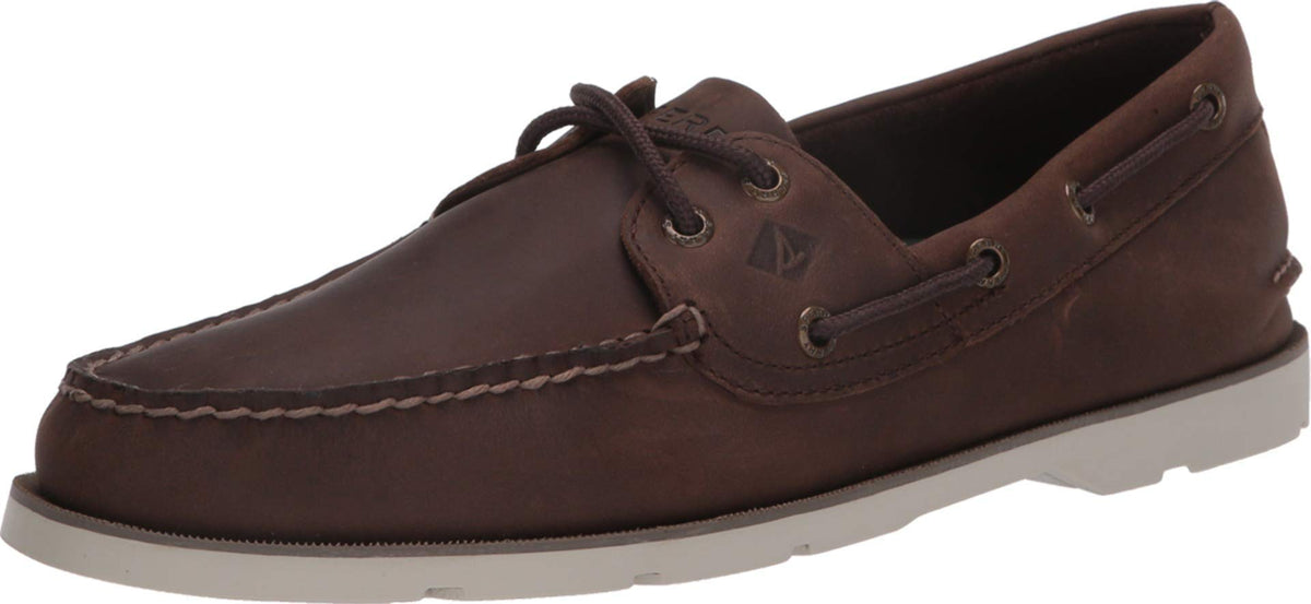Sperry Leeward 2-Eye Oil Balsam Dark Brown 11